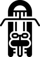solid icon for lat vector