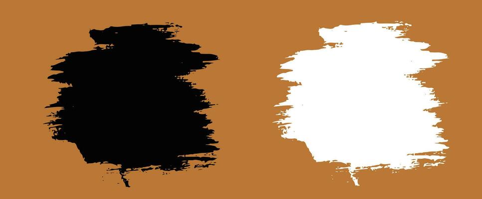 Vector grungy paint brush stroke