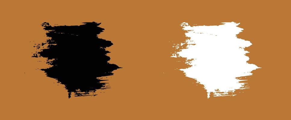 Painted grunge handmade stripe vector