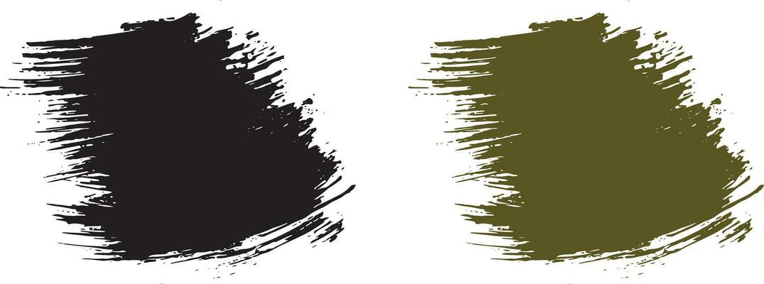 Hand drawn brush stroke banner design
