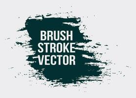 Grunge ink brush vector stain