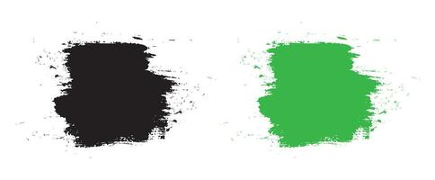 Abstract ink paint brush stroke vector