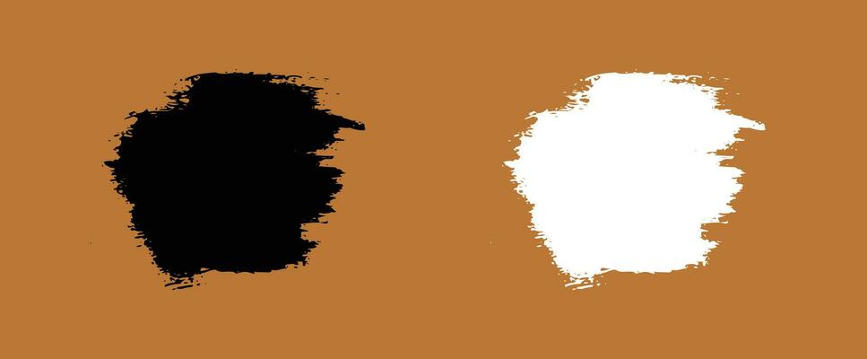 Grunge label brush stroke background