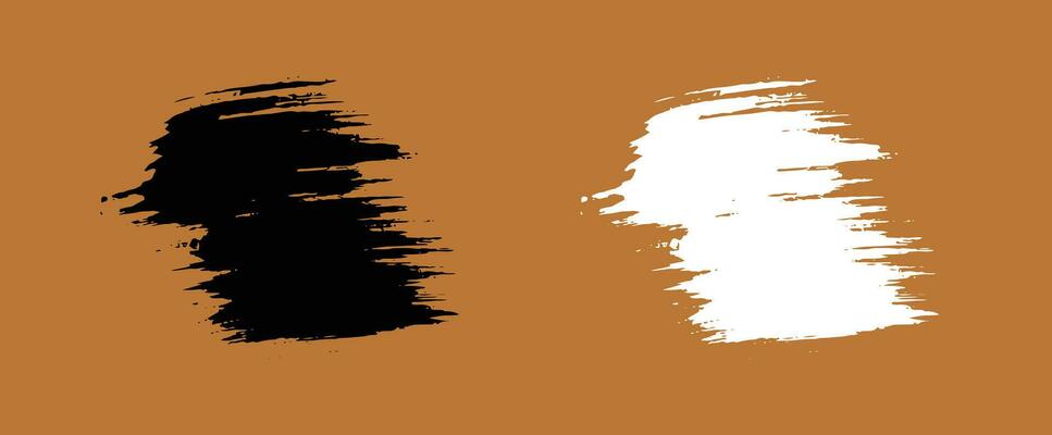 Grunge hand drawn paint brush vector illustration