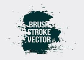 Paint grunge texture brush spot vector