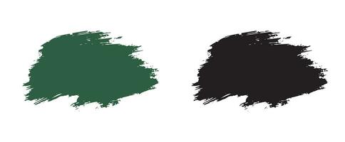 Ink paint brush stroke background vector