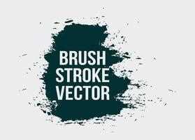 Hand drawn grungy paintbrush line vector