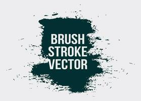 Distress ink splatter grunge brush stroke banner vector