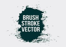 Vector stain hand drawn brush stroke