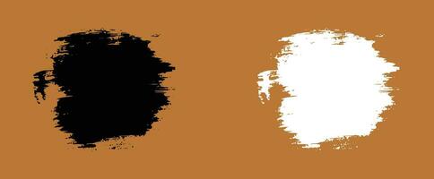 Brushstroke paint ink stain vector banner background