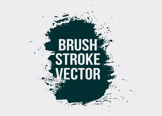 Watercolor splatter grunge brush stroke