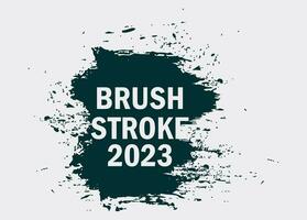 Different grunge brush stroke background vector