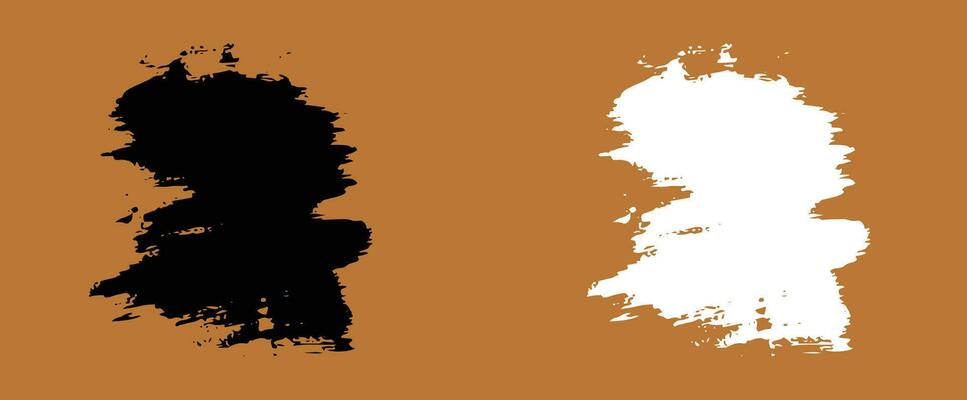 Vector spot grunge brush stroke illustration