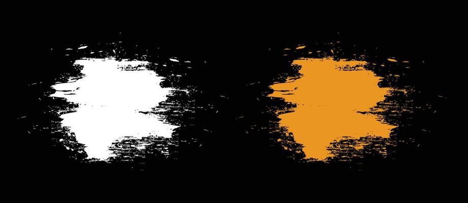 Paint brush stroke template