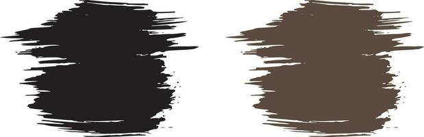 Abstract ink paint brush stroke vector