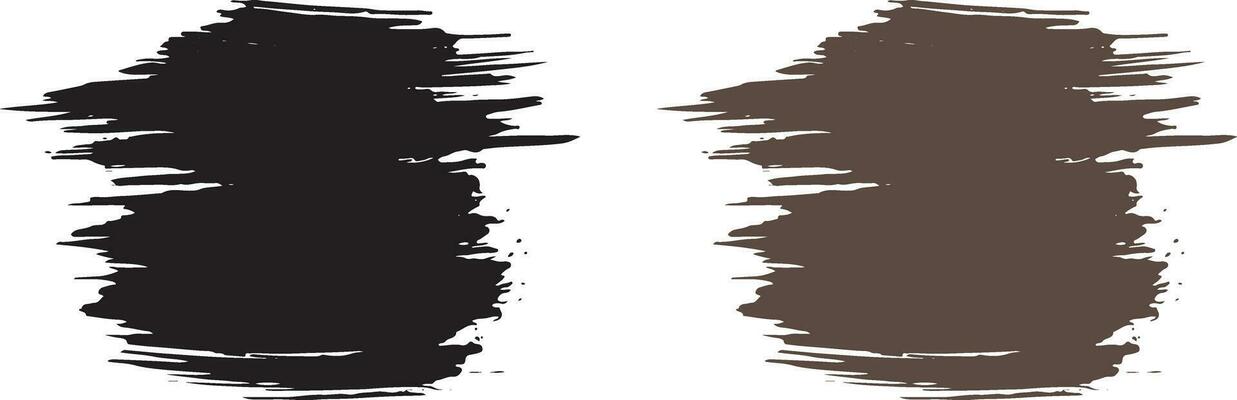 Abstract ink paint brush stroke