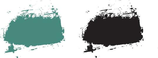 Decorative brush stroke design vector