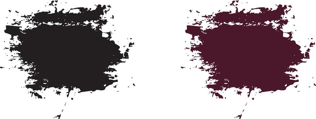Decorative brush stroke element design
