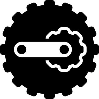 solid icon for generate vector