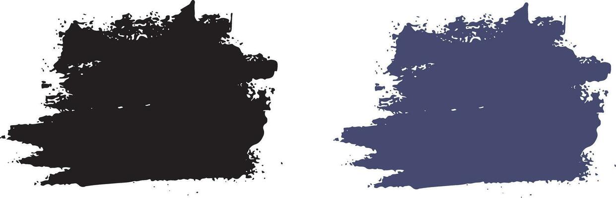 Hand drawn brush stroke design