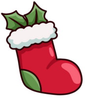 cute christmas element in cartoon style png