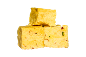 indisch Süss Sohn papdi oder soan papdi isoliert auf transparent Hintergrund , gemacht im nagpur soan papdi png