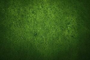 Green grass texture background for web site or mobile devices. Top view, directly above shot of fresh green grass or lawn, AI Generated photo