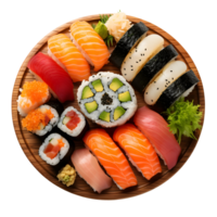 Sushi Artistry, Fresh Mix Delight for Foodies, ai generated png