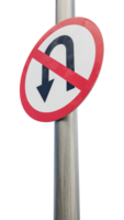 No returning sign. 3d render png