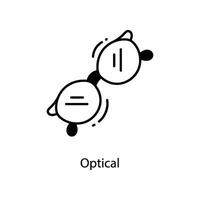 óptico garabatear icono diseño ilustración. viaje símbolo en blanco antecedentes eps 10 archivo vector