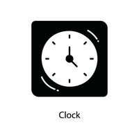 Clock doodle Icon Design illustration. Travel Symbol on White background EPS 10 File vector