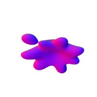 3d forme abstrait png