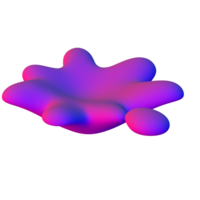 3d forme abstrait png