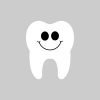 Tooth icon vector. Tooth Fairy illustration sign. Funny tooth symbol or logo. vector