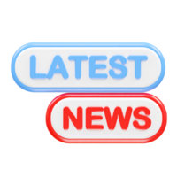 News live icon rendering 3d illustration element png