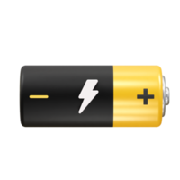 Batterie Symbol 3d Rendern Illustration png