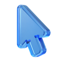 cursor icono ilustración 3d hacer elemento png