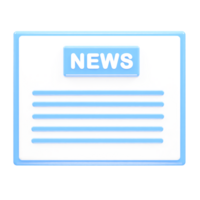 News live icon rendering 3d illustration element png