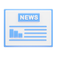 News live icon rendering 3d illustration element png