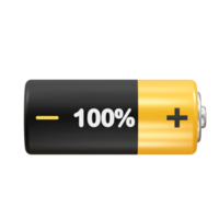 Batterie Symbol 3d Rendern Illustration png