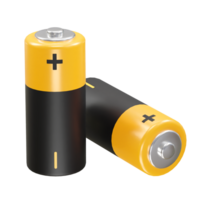 Battery icon 3d rendering illustration png