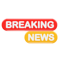 News live icon rendering 3d illustration element png