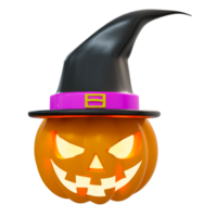 halloween 3d illustraties, lantaarn, zombie, heksen hoed, pompoen, ketel, oogbol, weerwolf, geest, vol maan, kist, knuppel, vampier, skelet, monster, heks, web, spin, halloween 3d hoog png. png