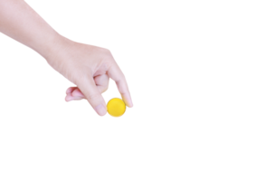 Gold coins in hands isolated  PNG transparent
