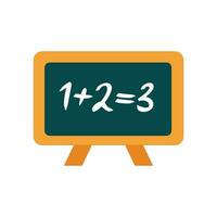 Blackboard icon. School education learning and knowledge theme. Blackboard icon vector isolated on white background for your web and mobile app design, Blackboard logo concept