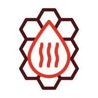 Nano Coating Vector Thick Line Two Color Icons For Personal And Commercial Use.