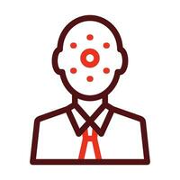 Blurring Vector Thick Line Two Color Icons For Personal And Commercial Use.