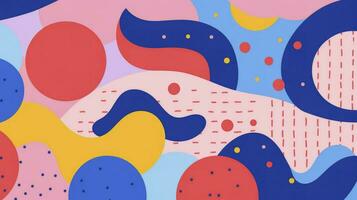 Color gradient background design. Abstract geometric background with liquid shapes. Cool background design for posters. photo