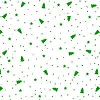 Christmas trees and stars seamless pattern.Caramel stick, lollipop illustration in doodle style. Isolated on white. Christmas and New Year concept. Vector illustration