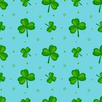 Clover leaves background. Suitable for Saint Patrick's Day, nature concept, and other. vector